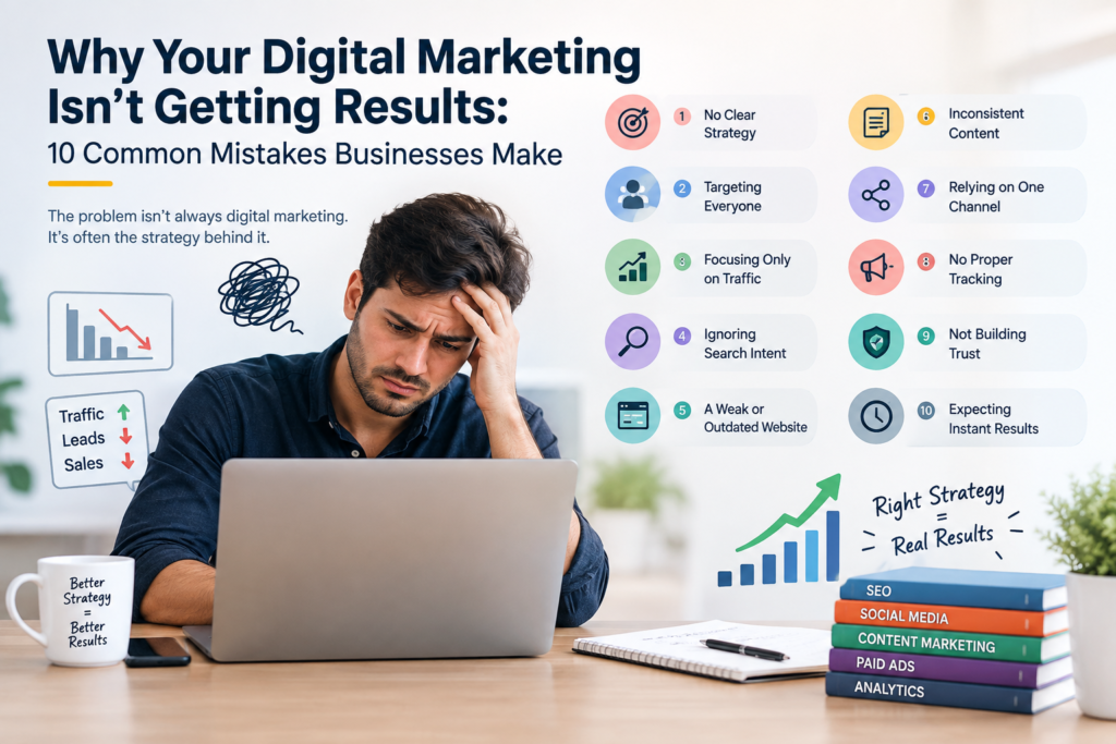 Why Your Digital Marketing Isn’t Getting Results: 10 Common Mistakes Businesses Make